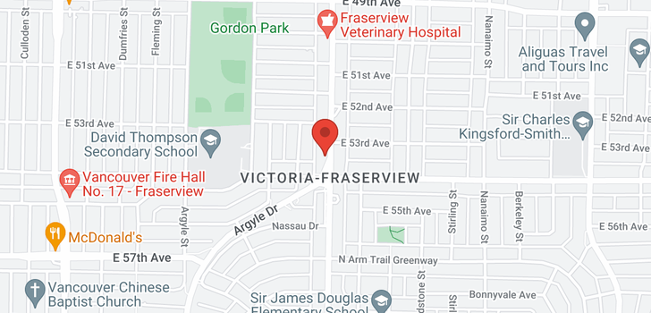 map of 403 6963 VICTORIA DRIVE